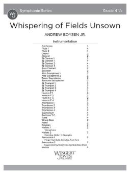 Whispering of Fields Unsown 