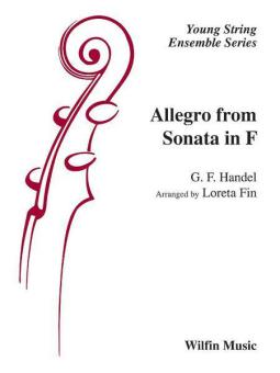 Allegro from Sonata in F 