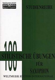100 stilistische Übungen für Saxophon 