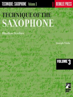 Technique of the Saxophone Vol. 3: Rhythm Studies 