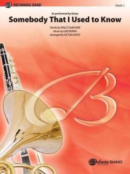 Somebody That I Used To Know 