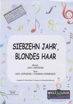 Siebzehn Jahr', blondes Haar 