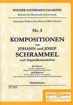 Kompositionen von Johann und Josef Schrammel 