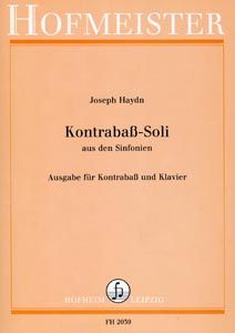 Kontrabass-Soli aus den Sinfonien 