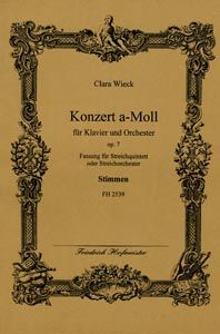Konzert a-Moll für Klavier und Orchester op. 7 