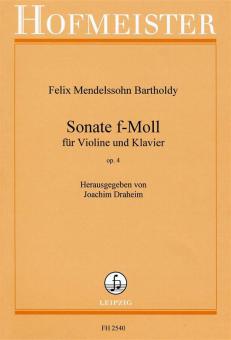 Sonate f-Moll op. 4 