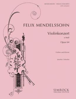 Violinkonzert e-Moll op. 64 