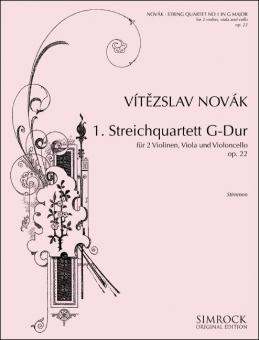 Streichquartett Nr. 1 G-Dur op. 22 