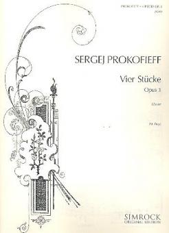 Vier Stücke op. 3 