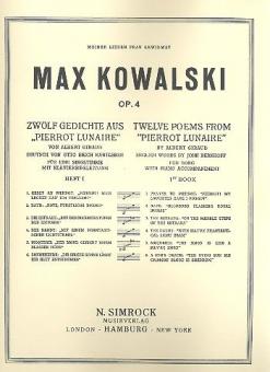 12 Gedichte op. 4 Band 1 