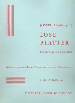 Lose Blätter op. 16 