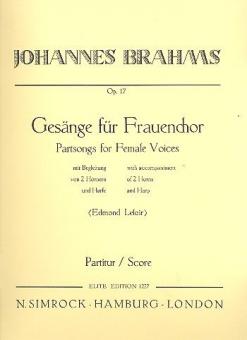 Vier Gesänge op. 17 