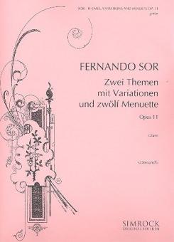 Zwei Themen mit Variationen und 12 Menuette op. 11 
