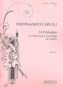 24 Präludien zur Bildung des Anschlags 