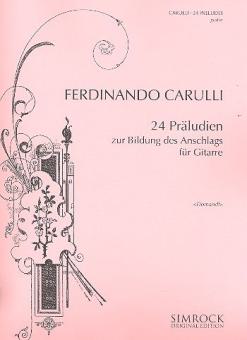 24 Präludien zur Bildung des Anschlags 