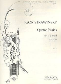 Vier Etüden op. 7 Nr. 3 e-moll 
