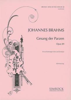 Gesang der Parzen op. 89 