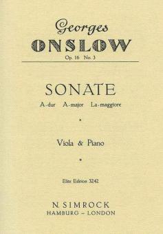 Sonate A-Dur op. 16/3 