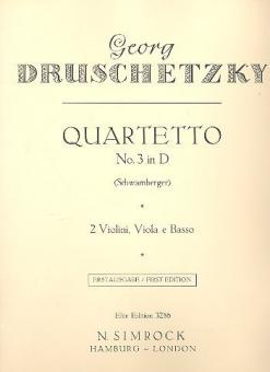 Streichquartett Nr. 3 D-Dur 