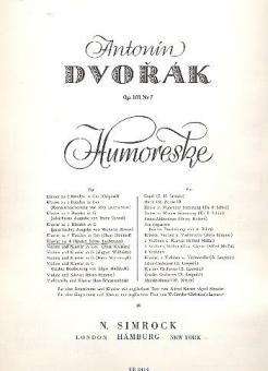 Humoreske in G op. 101/7 