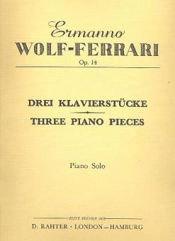 Drei Klavierstücke op. 14 