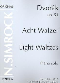 Acht Walzer op. 54 