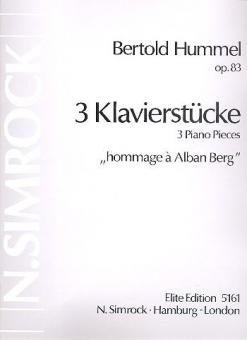 Drei Klavierstücke 