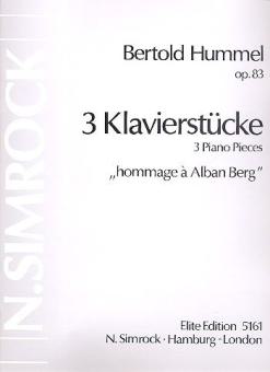 Drei Klavierstücke 