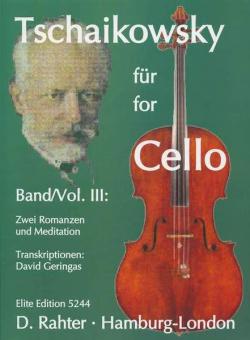 Tschaikowsky für Cello 3 
