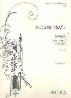 Sonate op. 27/3 