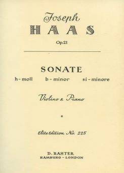 Sonate h-Moll op. 21 