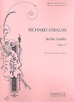 6 Lieder op. 17 