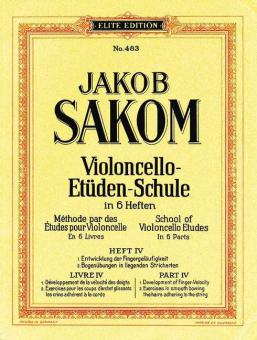 Violoncello-Etüden-Schule Heft 4 