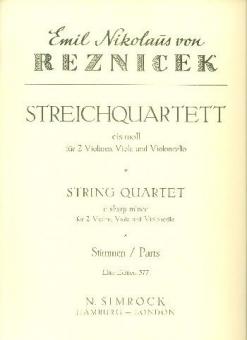 Streichquartett cis-Moll 