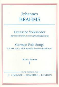 Deutsche Volkslieder Band 1 