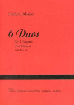 6 Duos für 2 Fagotte Teil 2 