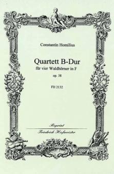 Quartett B-Dur, op. 38 