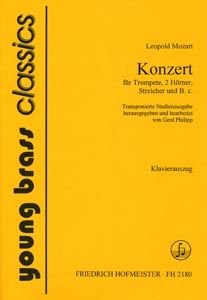 Konzert für Trompete, 2 Hörner, Streicher und Bc 