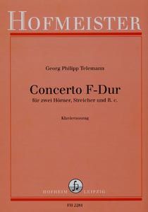 Concerto F-Dur für 2 Hörner, Streicher und B. c. 