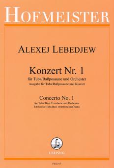 Konzert Nr. 1 für Tuba/Baßposaune und Orchester 