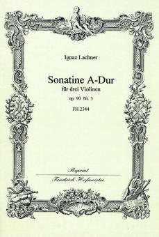 Sonatine A-Dur, op. 90/3 