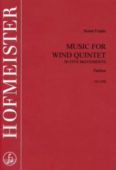 Music For Wind Quintet In Five Movements 