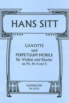 Gavotte und Perpetuum mobile, op. 95 Nr. 4 und 5 