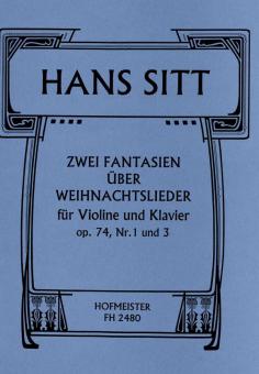 2 kleine Fantasien über Weihnachtslieder 