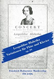 Variationen für Flöte und Klavier, op. 39 