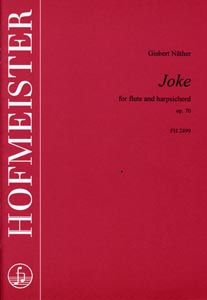 Joke for flute and harpsichord, op. 70 