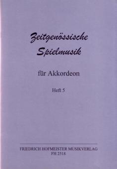 Zeitgenössische Spielmusik Heft 5 