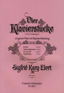 4 Klavierstücke op. 23 