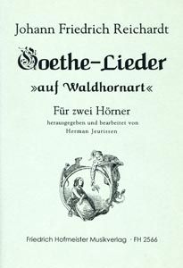 Goethe-Lieder auf Waldhornart 
