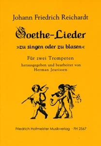 Goethe-Lieder 'zu singen und zu blasen' 